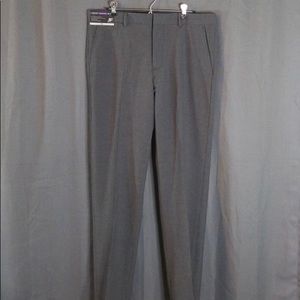 JF J.Ferrar Mens Gray Slacks Size 32x32 Super Slim